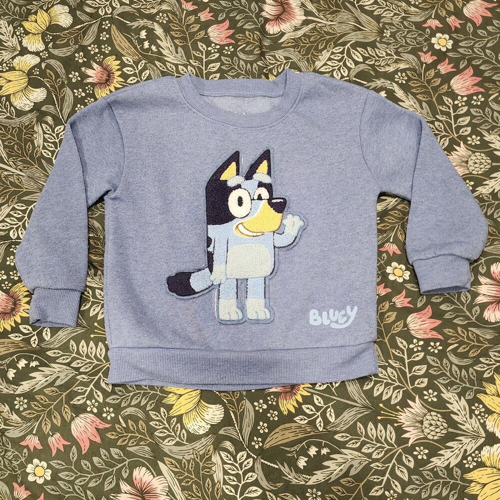 Bluey Applique Crewneck Sweatshirt